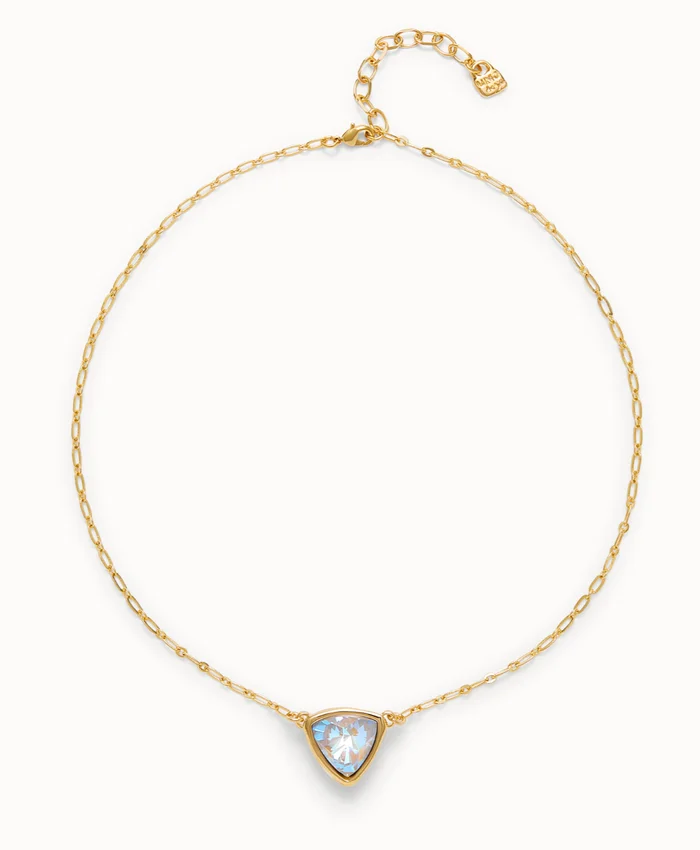 Pendant Link Chain Crystal Necklace – UNO de 50