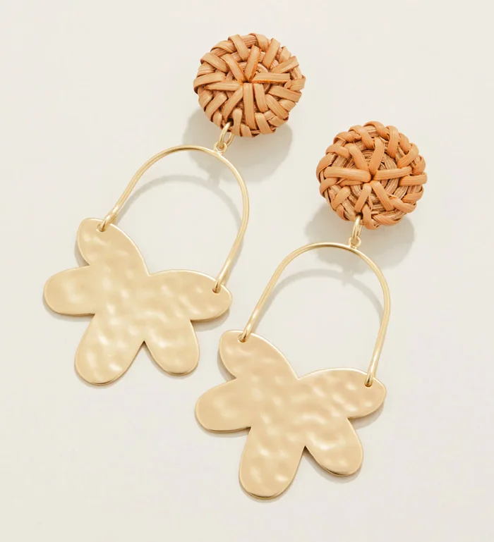 Pentas Flower Earrings Gold – Spartina