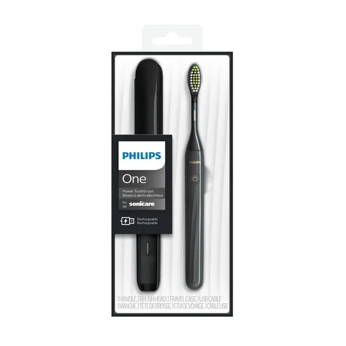Philips Sonicare Philips One by Sonicare Rechargeable Electric Toothbrush – HY1200/26 – Black