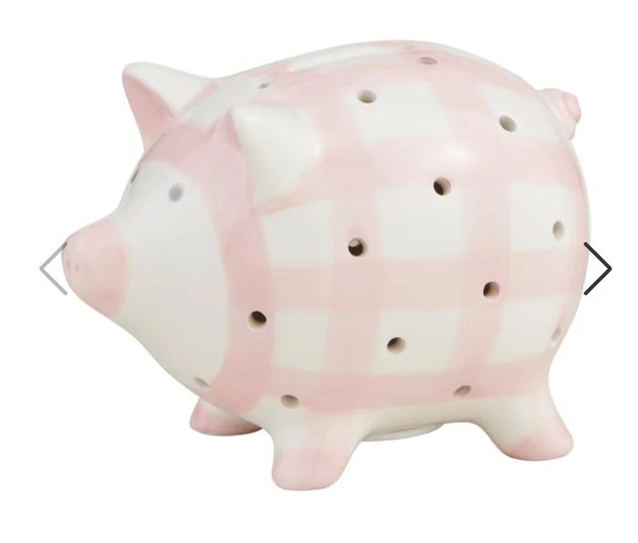 Pink Light Up Piggy Bank