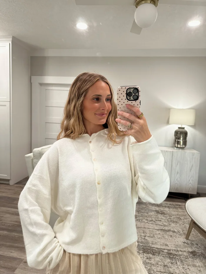 Piper Cardigan – Snow