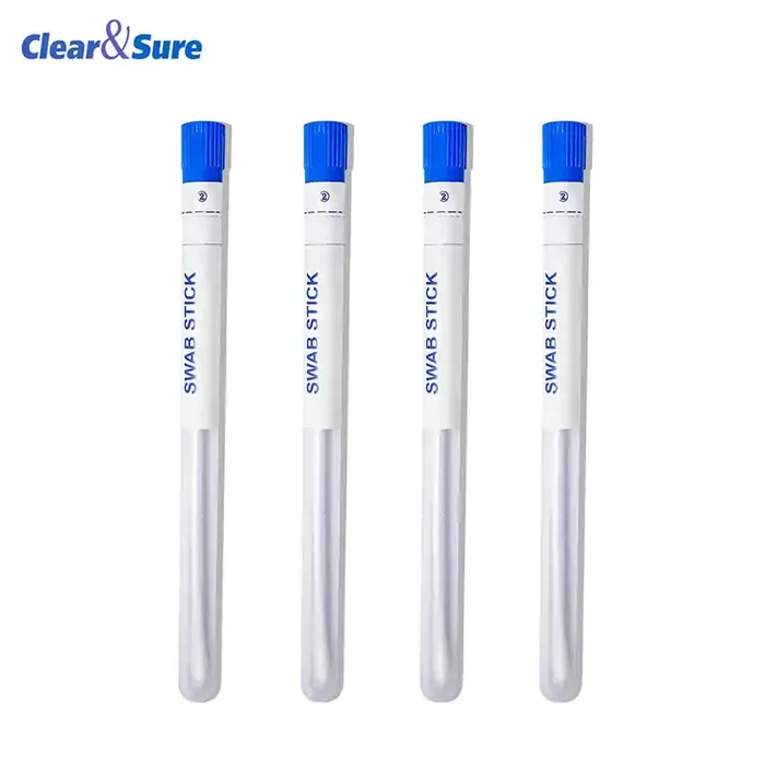 Plastic Swab Sticks Sterilized in Plastic Tube (Pack of 25)