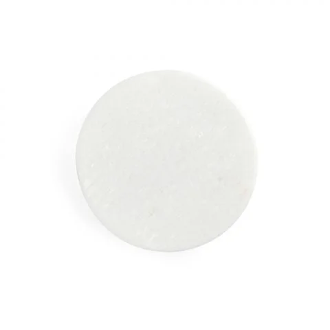 Polished White Marble Lid