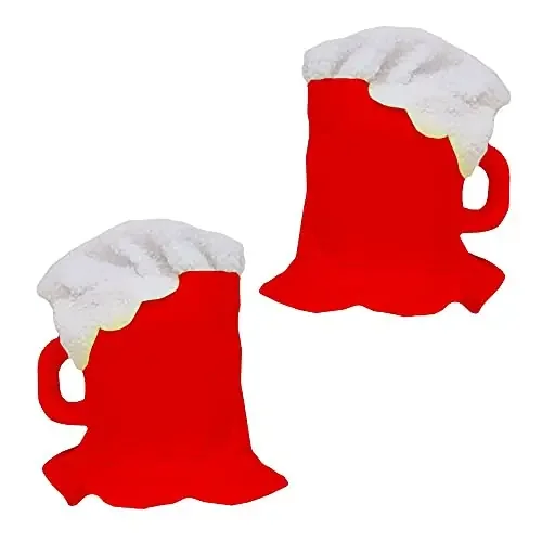 Pop The Party Red Beer Mug Shape Hat