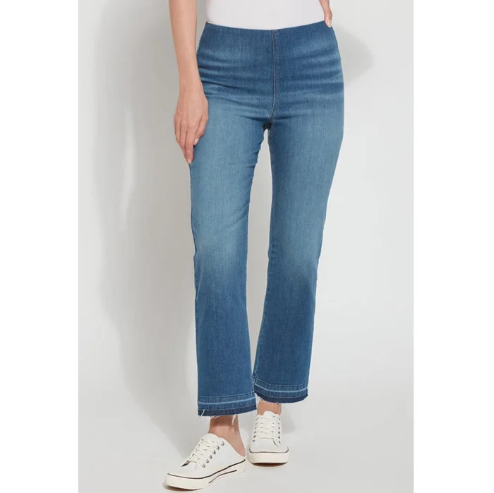 Premium Denim Baby Bootcut Ankle Pant
