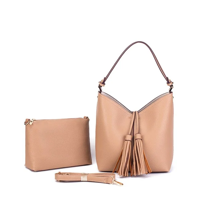 Proya Fashion 2 in 1 Bucket Bag w/Tassel-2020-02