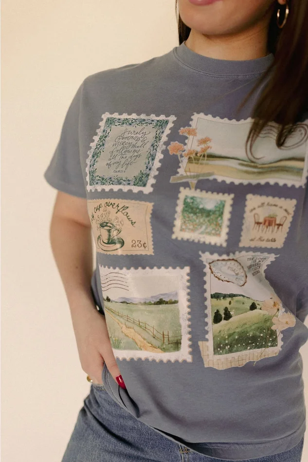Psalm 23 Stamp Graphic Tee
