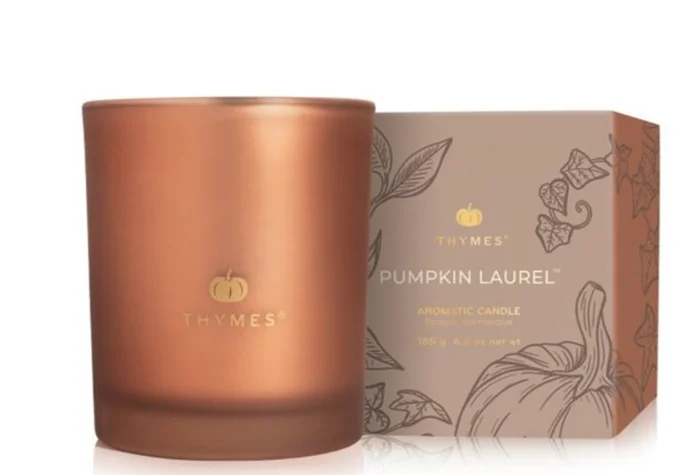 PUMPKIN LAUREL BOXED CANDLE