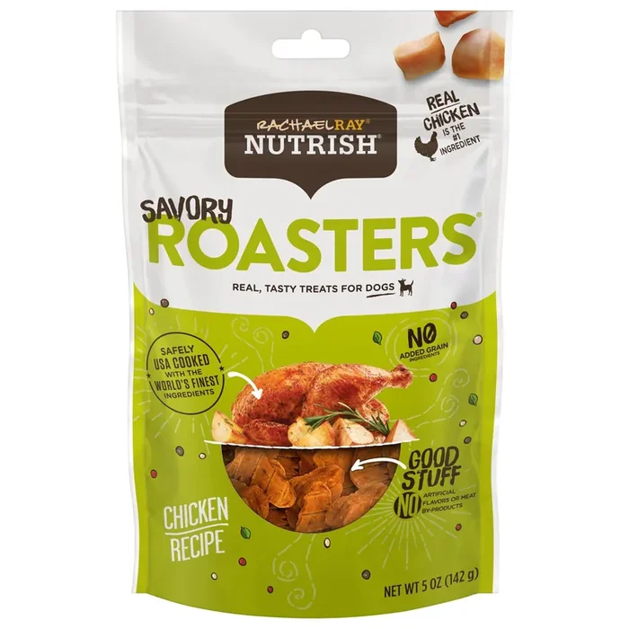 Rachael Ray Nutrish Savory Roasters Chicken Recipe Dog Treats, 5 oz. Pouch