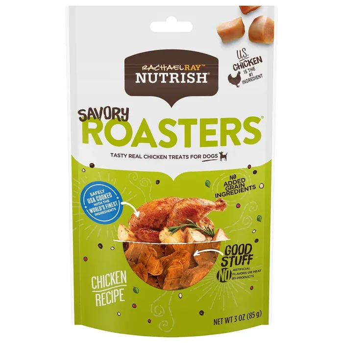 Rachael Ray Nutrish Savory Roasters Dog Treats, 3 oz Bag