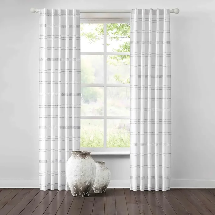 Rachel Ashwell 2pk Gwinn Window Panel 96″ Blue