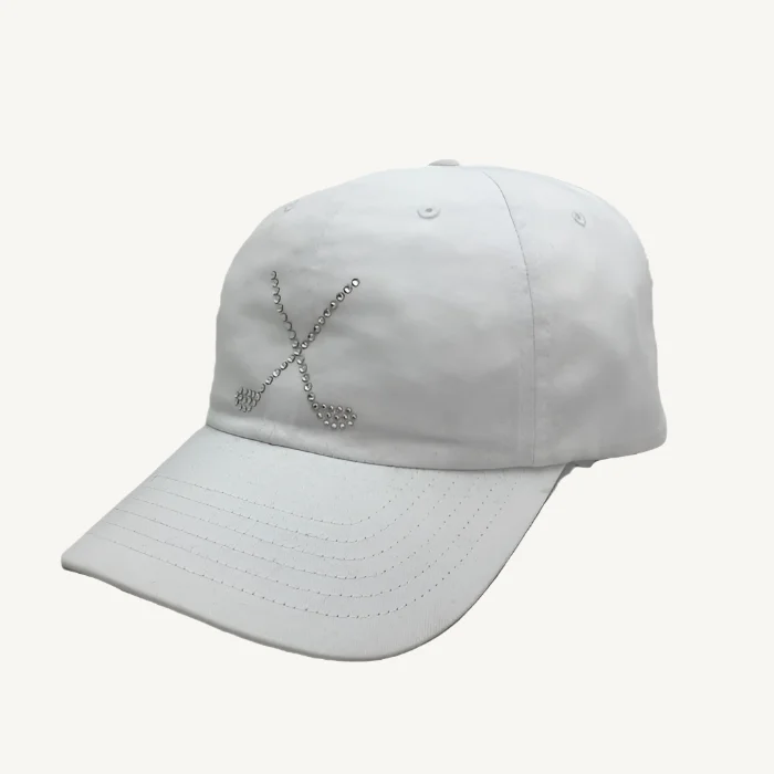 Rachel Cap with Crystal Golf Clubs