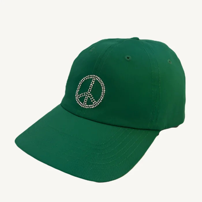 Rachel Cap with Crystal Peace Sign