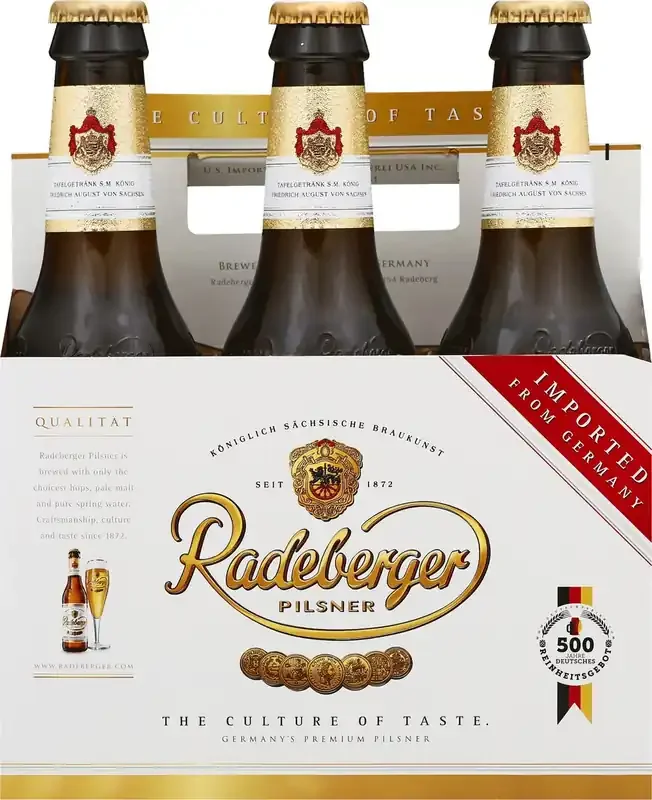 Radeberger Pilsner Beer 6 ea