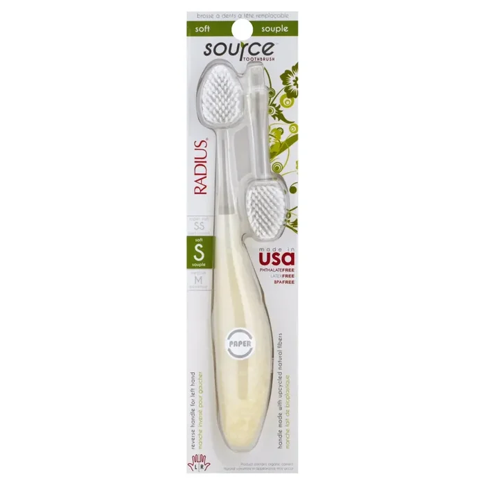 Radius Source Brush Soft Toothbrush Replacement Head