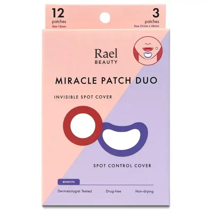 Rael Beauty Miracle Acne Pimple Patch Invisible Spot Cover + Spot Control Cover Duo – 15ct