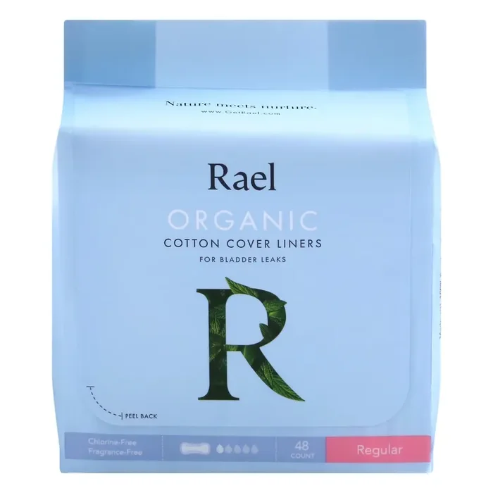 Rael Organic Regular Cotton Cover Liners 48 ea
