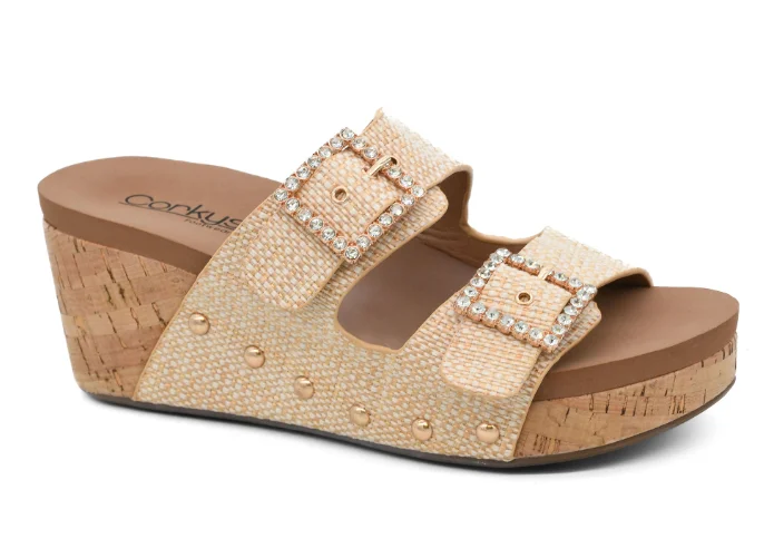 Raffia Main Squeeze Sandals – Corkys