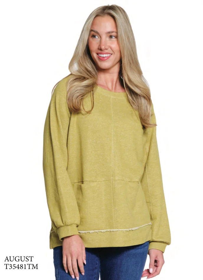 Raglan Sleeve Citron Top