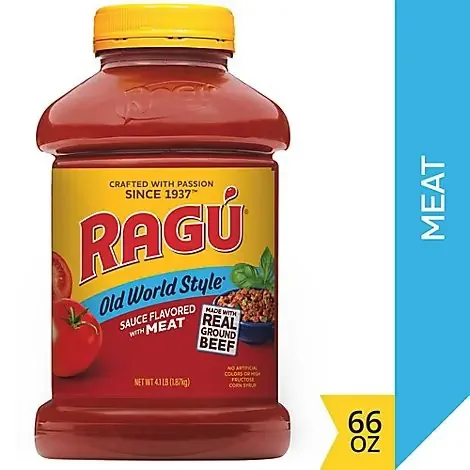 Ragu Old World Style Sauce Flavored With Meat- 66 oz