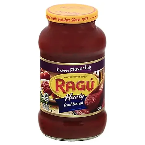 Ragu Pasta Sauce Hearty Traditional Jar