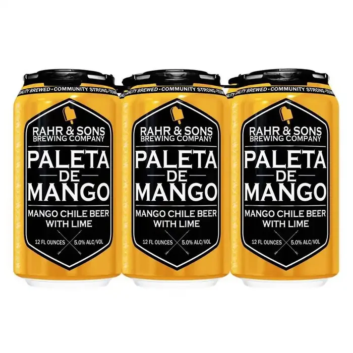 Rahr & Sons Brewing Company Rahr & Sons Paleta de Mango Chile Beer – 6pk/12 fl oz Cans