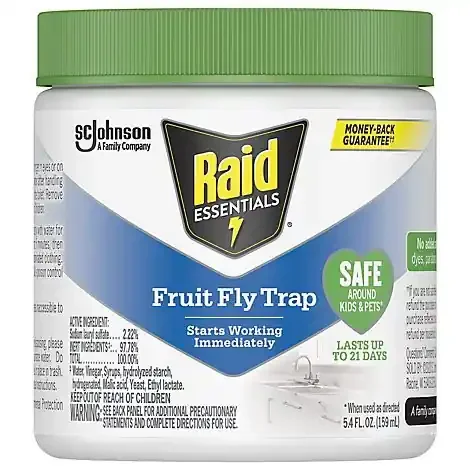 Raid Essentials Fruit Fly Trap – 5.4 Fl. Oz.
