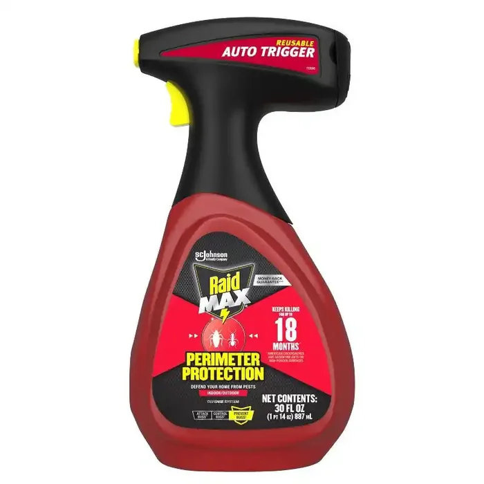 Raid Max Bug Killer Perimeter Protection Bug Spray – 30oz