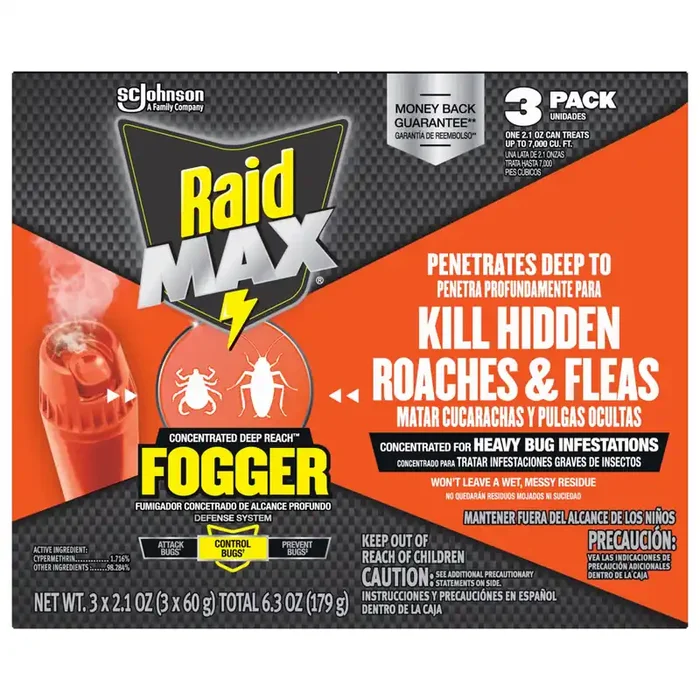 Raid Max Concentrated Deep Reach Insecticide Fogge