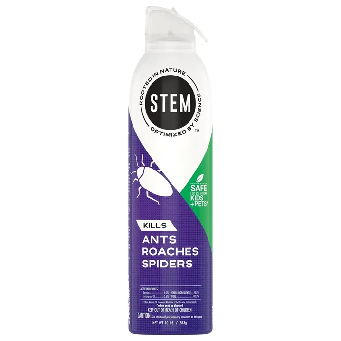 Raid STEM Kills Ants, Roaches & Spiders Plant-based Active Ingredient Insecticide, 10 oz