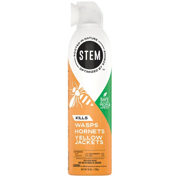 Raid STEM Wasp, Hornet & Yellow Jacket Killer, Plant-based Active Ingredient Wasp Spray, 10 oz