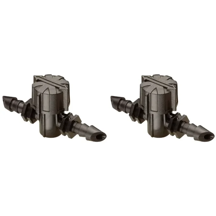 Rain Bird 0.25-in Barbed Drip Irrigation On/Off Valve 2 -Pack