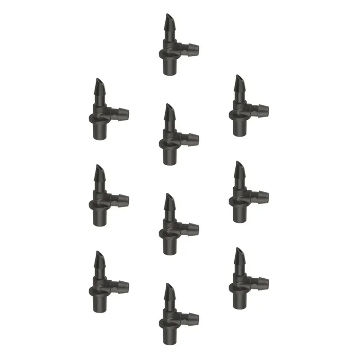 Rain Bird 1/4-in Polyethylene Barbed Drip Irrigation Elbow 10 -Pack