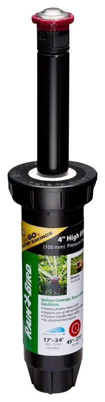 Rain Bird 17-ft – 24-ft Adjustable Spray 4-in Pop-up rotor