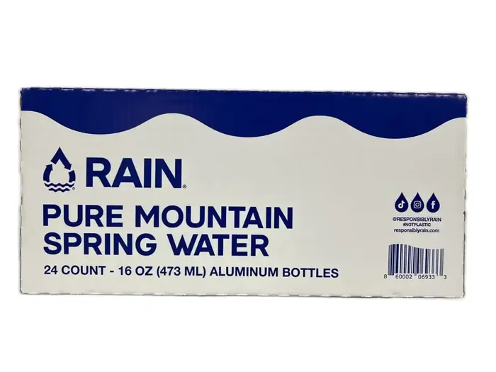 Rain® Pure Mountain Spring Bottled Water