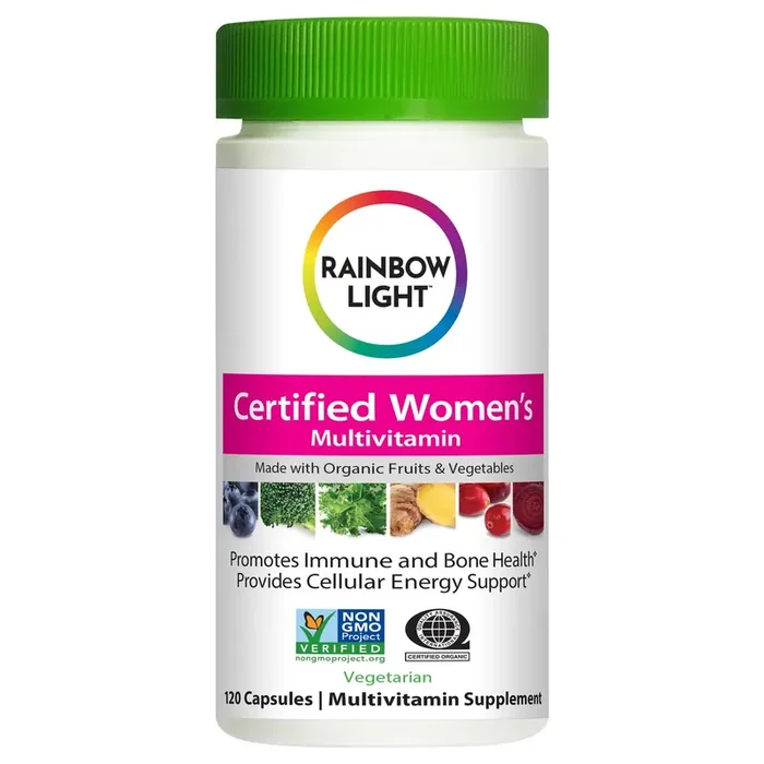 Rainbow Light Certified Women‘s Multivitamin Supplement Vegetarian Capsules