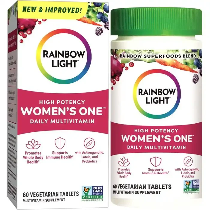 Rainbow Light Women‘s One Multivitamin Tablets – 60ct