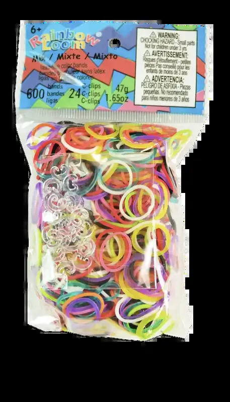 Rainbow Loom Solid Bands – Mix