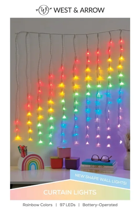 Rainbow Shape LED Curtain Lights