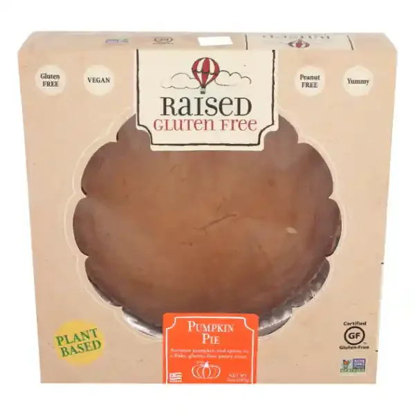 Raised Gluten Free Pumpkin Pie
