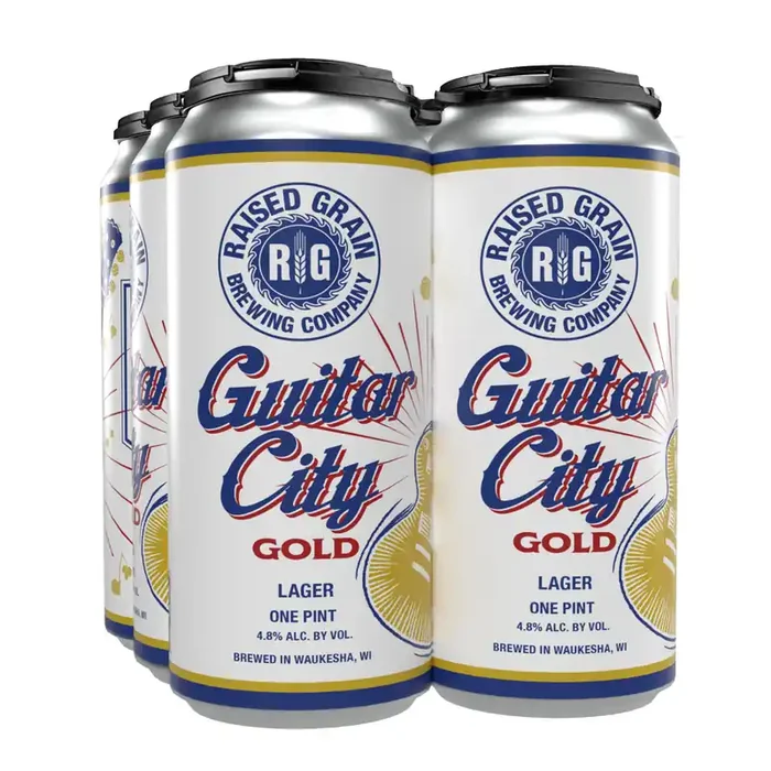 Raised Grain Guitar City Gold