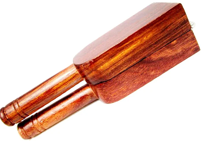 RAJASTHANI PUPPETS Wooden Lemon Squeezer & Masher Manual Citrus Lime Hand Juicer