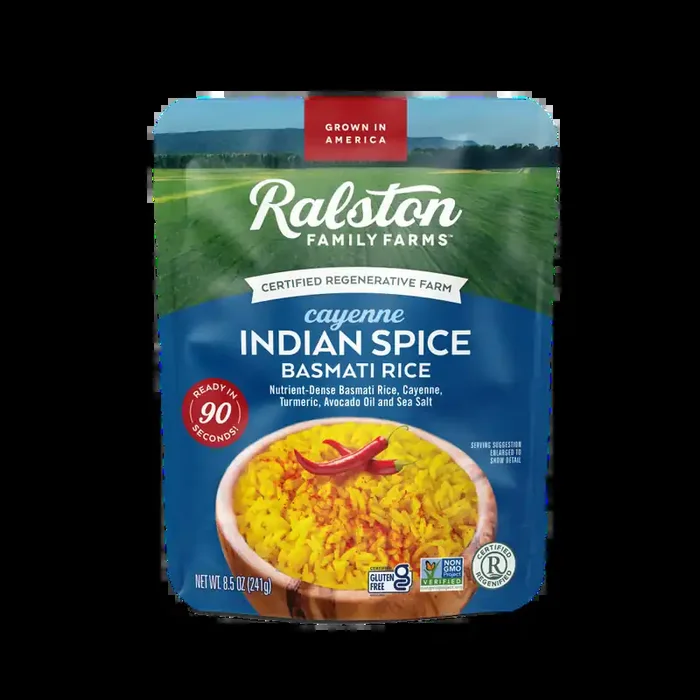 Ralston Family Farms™ Heat & Eat Cayenne Indian Spice Basmati Rice