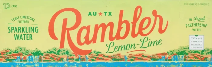 Rambler Lemon Lime Sparkling Water – 12 ct