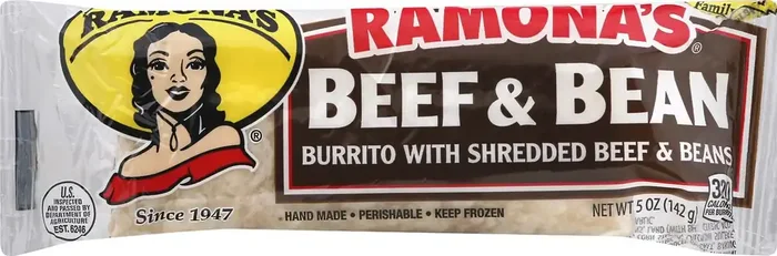 Ramona‘s Beef & Bean Burrito 5 oz