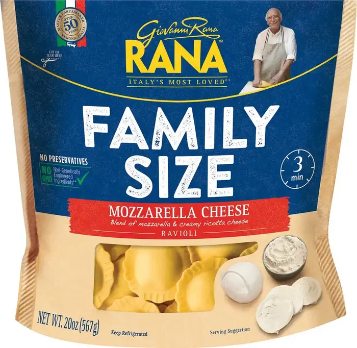 Rana Mozzarella Cheese Ravioli 20 oz Refrigerated Pasta