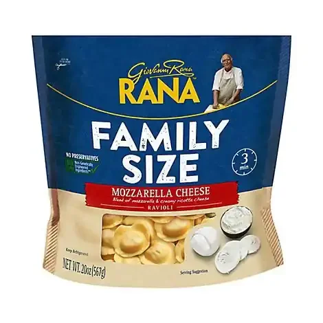 Rana Mozzarella Cheese Ravioli Family Size – 20 Oz.