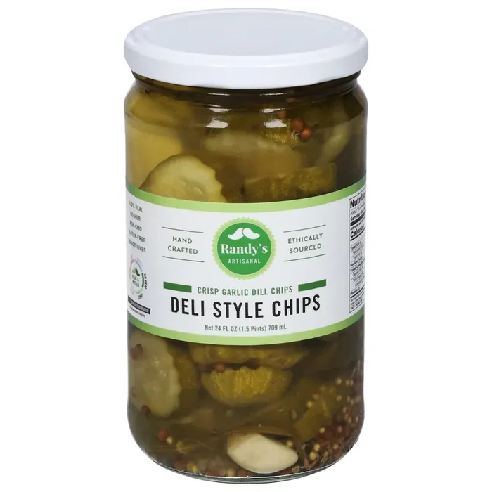 Randy‘s Artisanal Deli Style Crisp Garlic Dill Chips 24 fl oz