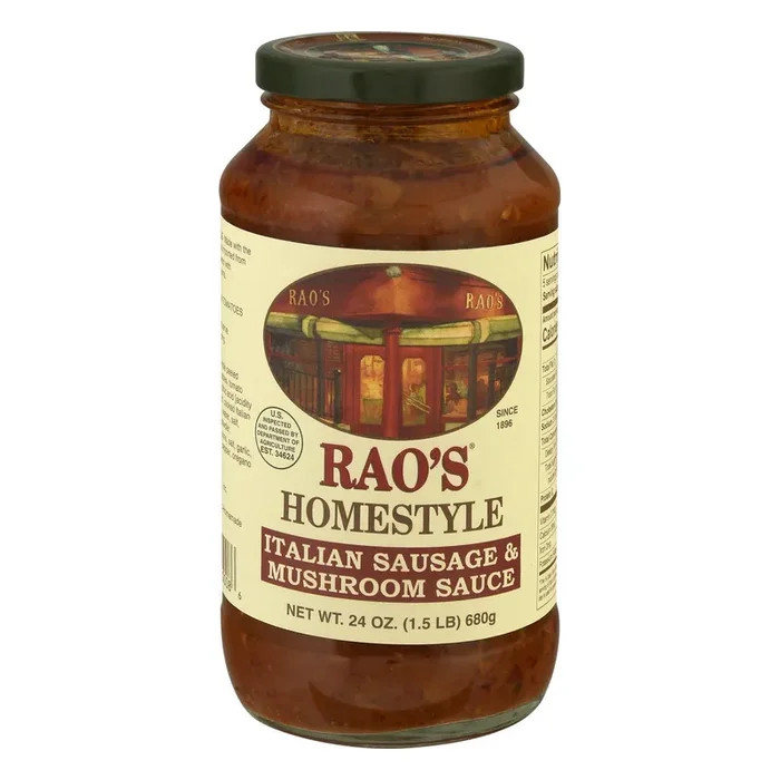 Rao‘s Homemade Italian Sausage & Mushroom Sauce