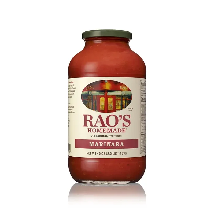 Rao‘s Homemade Marinara Sauce 40 oz All Purpose Tomato Sauce Pasta Sauce Carb Conscious, Keto Friendly All Natural, Premium Quality With Italian Tomatoes & Olive Oil